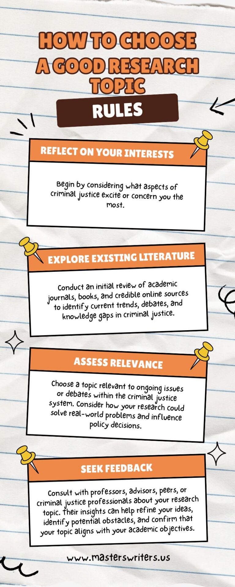 How to Choose a Good Research Topic Rules